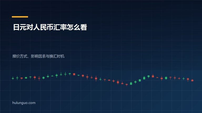 日元对人民币汇率走势与换汇时机示意图