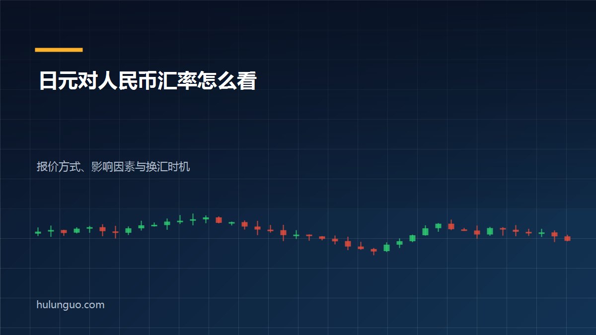 日元对人民币汇率走势与换汇时机示意图